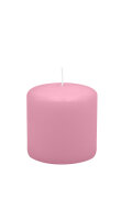 Stumpenkerzen 70 x  Ø 70 mm, Rosa, 12 Stück