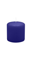 Stumpenkerzen 70 x  Ø 70 mm, Royalblau, 12 Stück