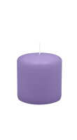 Stumpenkerzen 70 x  Ø 70 mm, Lavendel-Lilac, 12...