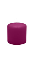 Stumpenkerzen 70 x  Ø 70 mm, Brombeere, 12 Stück