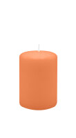 Stumpenkerzen 100 x  Ø 70 mm, Mango Orange, 12...