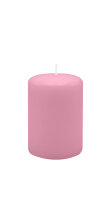 Stumpenkerzen 100 x  Ø 70 mm, Rosa, 12 Stück