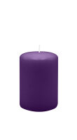 Stumpenkerzen 100 x  Ø 70 mm, Violett, 12 Stück