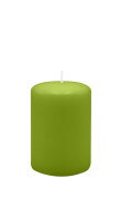 Stumpenkerzen 100 x  Ø 70 mm, Limonegrün, 12...