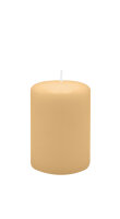 Stumpenkerzen 100 x  Ø 70 mm, Beige, 12 Stück