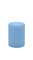 Stumpenkerzen 100 x  Ø 70 mm, Blue Bell Hellblau,...