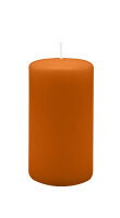 Stumpenkerzen 130 x  Ø 70 mm, Cotto Braun, 12...