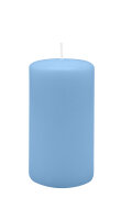 Stumpenkerzen 130 x  Ø 70 mm, Blue Bell Hellblau,...