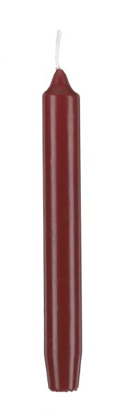 Tafelkerzen Rotbraun 200 x Ø 25 mm, 12 Stück