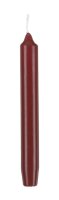 Tafelkerzen Rotbraun 200 x Ø 25 mm, 12 Stück