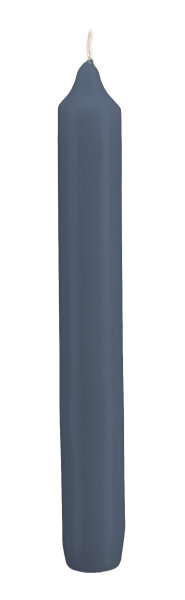Tafelkerzen Pacific Blau Grau 200 x Ø 25 mm, 12 Stück