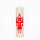 Osterkerze für Zuhause, Alpha/Omega in rot-gold 20 x Ø 5 cm