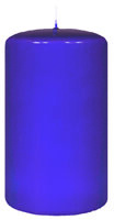 Stumpenkerzen (Flachkopf) Lila 250 x Ø 80 mm, 4...