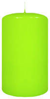 Stumpenkerzen (Flachkopf) Lime Grün 200 x Ø...