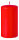 Stumpenkerzen (Flachkopf) Paprika Hellrot 200 x Ø 70 mm, 4 Stück
