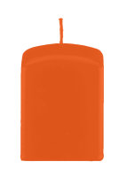 Quaderkerzen Karotte Dunkel-Orange 80 x Ø 60/60...