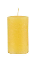 Kerzen Rustik Stumpen Gelb 50 x Ø 50 mm, 1 Stück