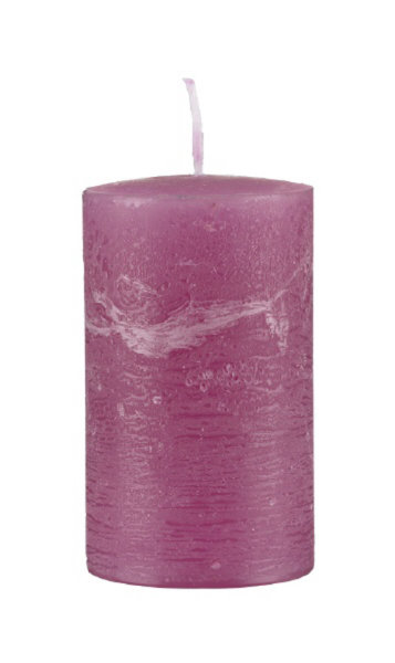Kerzen Rustik Stumpen Pink 100 x Ø 50 mm, 1 Stück