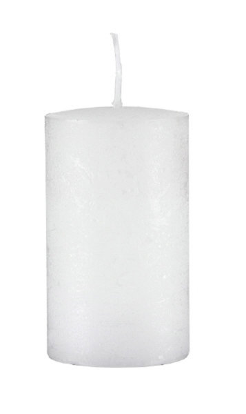 Kerzen Rustik Stumpen Weiß 100 x Ø 60 mm, 1 Stück
