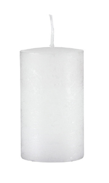 Kerzen Rustik Stumpen Weiß 100 x Ø 70 mm, 1 Stück
