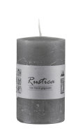 Kerzen Rustik Stumpen Grey Grau 100 x Ø 70 mm, 1...