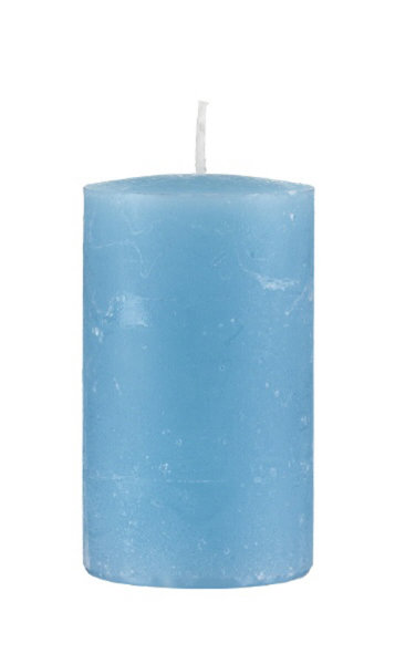 Kerzen Rustik Stumpen Ocean Blau 150 x Ø 70 mm, 1 Stück