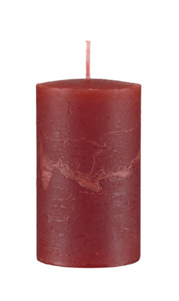 Kerzen Rustik Stumpen Weihnachtsrot 250 x Ø 70 mm, 1 Stück