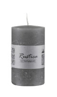 Kerzen Rustik Stumpen Grey Grau 250 x Ø 80 mm, 1...