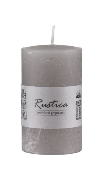 Kerzen Rustik Stumpen Taupe 250 x Ø 80 mm, 1 Stück