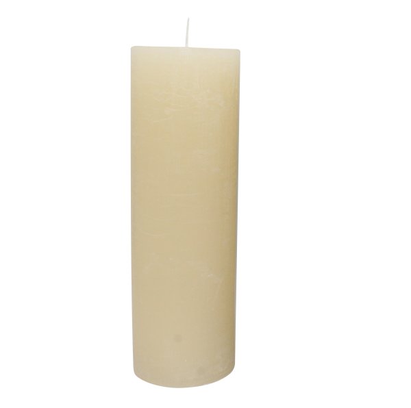 Kerzen Rustik Stumpen Creme 250 x Ø 80 mm, 1 Stück