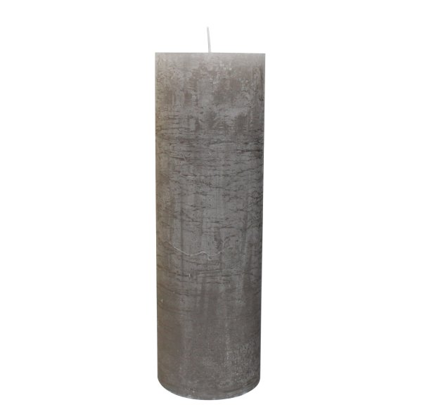 Kerzen Rustik Stumpen Basalt 300 x Ø 100 mm, 1 Stück