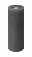 Rustik Kerzen mit Teelichteinsatz Grau  250 x Ø 80 mm