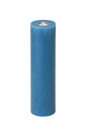 Rustik Kerzen mit Teelichteinsatz Ocean Blau  300 x...