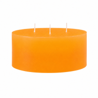 3-Docht Kerze Gelb 75 x Ø 150 mm, 1 Stück