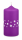 Weihnachtskerzen Sterne in Samt-Optik Purple Lila 120 x 60 mm, 4er Set