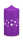 Weihnachtskerzen Sterne in Samt-Optik Purple Lila 150 x 70 mm, 4er Set