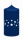 Weihnachtskerzen Sterne in Samt-Optik Midnight Blue 150 x 70 mm, 4er Set