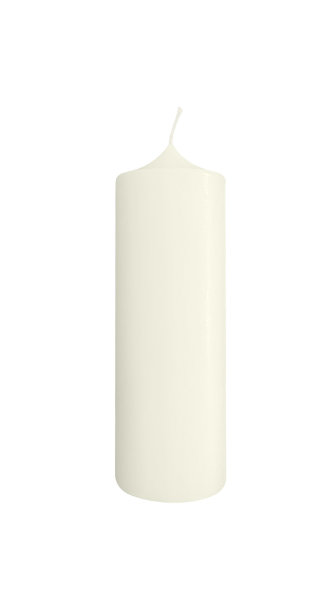 Laternenkerze Elfenbein 250 x Ø 80 mm, 1 Stück