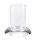 Windlicht versilbert glatt poliert, H 18 cm, Ø 17 cm