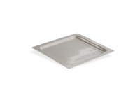 Tablett quadratisch Alu "Reiskorn" 40 x 40 cm