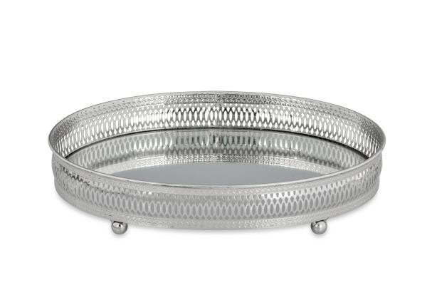 Galerie-Spiegeltablett Oval 29 x 19 x 4 cm