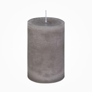 Nordische Reifkerzen Dunkel-Flachs 100 x Ø 60 mm, 1 Stück