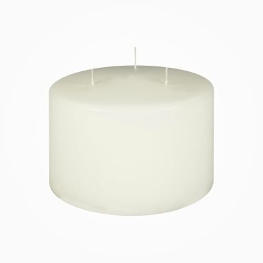 Dreidochtstumpen Kerzen Elfenbein 100 x Ø 150 mm, 1 Stück