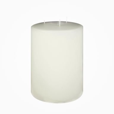 Dreidochtstumpen Kerzen Elfenbein 220 x Ø 150 mm, 1 Stück