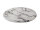 Kerzenteller rund Marmor-Optik aus Metall Ø-Außen 140 mm, Ø-Innen 100 mm