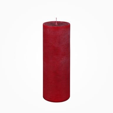 Nordische Reifkerzen Antik-Rot 250 x Ø 80 mm, 1 Stück