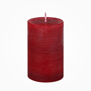 Nordische Reifkerzen Antik-Rot 120 x Ø 70 mm, 1 Stück