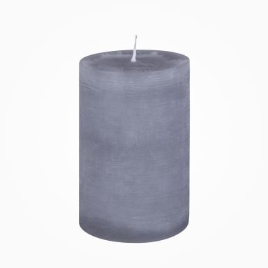 Nordische Reifkerzen Steingrau 150 x Ø 80 mm, 1 Stück