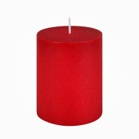 Scandic Stumpenkerzen durchgefärbt Antik-Rot...
