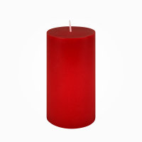 Scandic Stumpenkerzen durchgefärbt Antik-Rot...